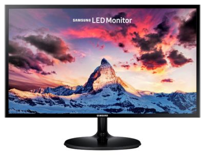 Samsung S19F35 19 Inch Curved Monitor - Black.